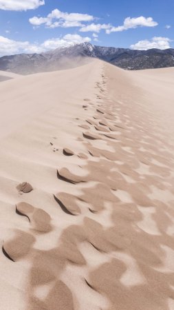 Great sand dunes national park and preserve скачать фон 1424 x 2532