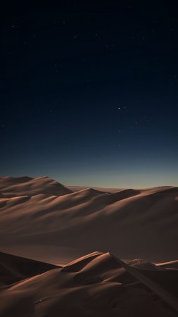 Пустыня ночью скачать фон 1424 x 2532