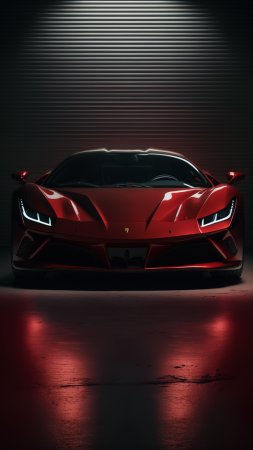 Красные Ferrari