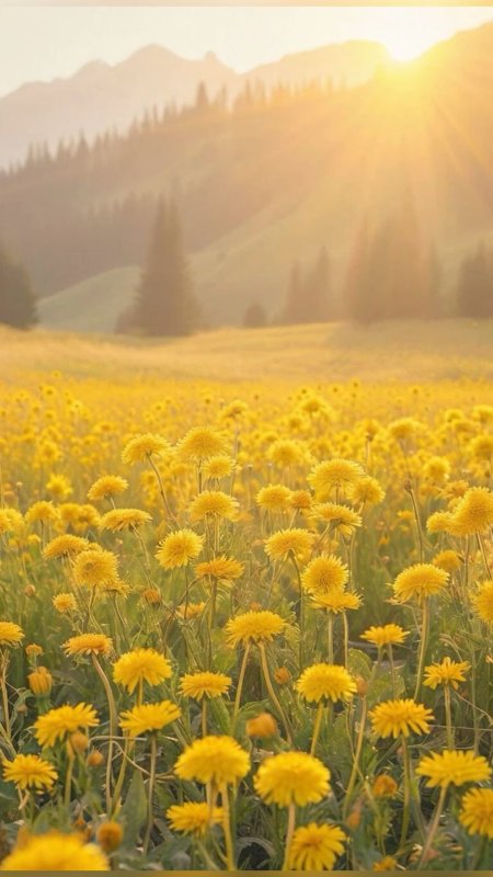 Солнечные одуванчики