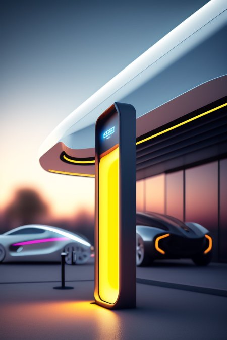 Electric car charging station