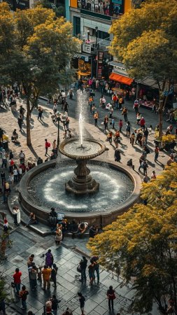Фонтан в центральном парке