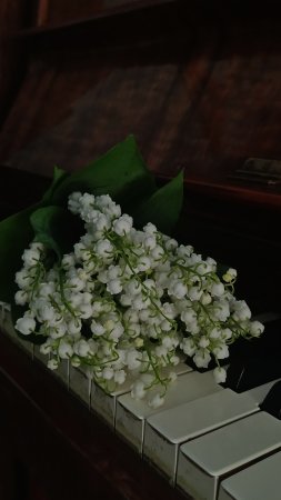 Открытка ландыши