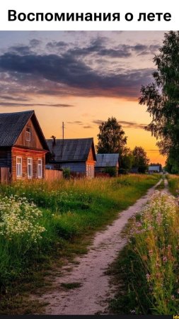 Русская деревня летом