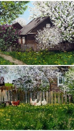 Деревенские пейзажи