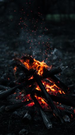 Фон костер