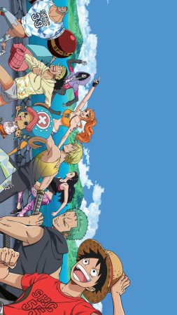 One piece вся команда луффи