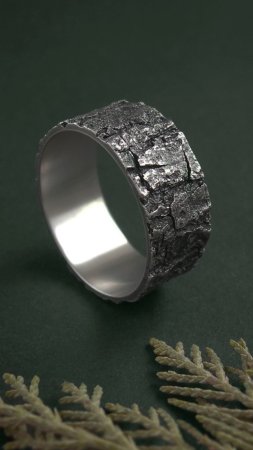 Необычные кольца из серебра