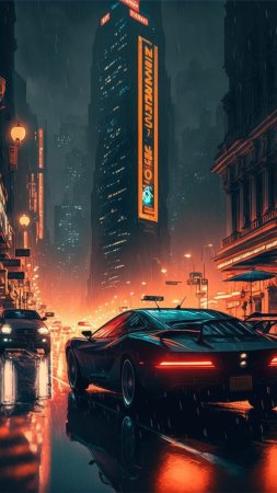 Киберпанк 2077, город