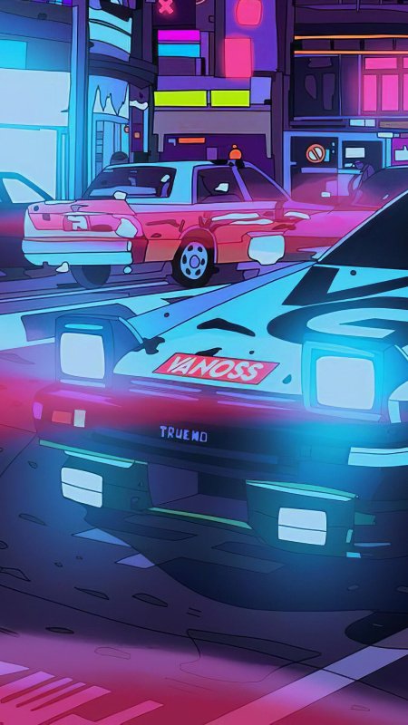 Пиксельный гоночный автомобиль Toyota Ae86 Trueno