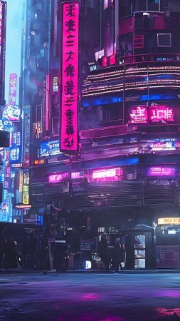 Cyberpunk токио anime