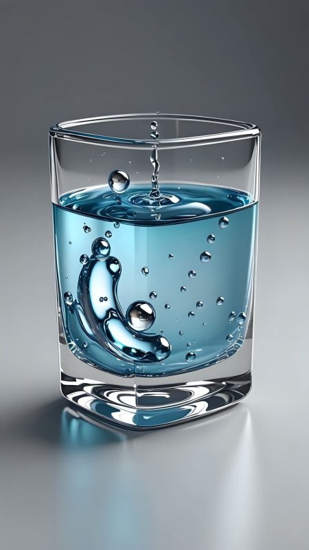 Вода в стакане