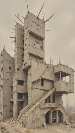 Здание в стиле брутализм
