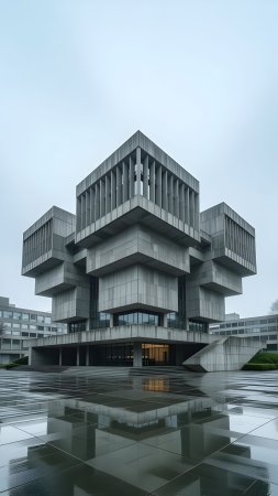 Архитектура в стиле брутализм