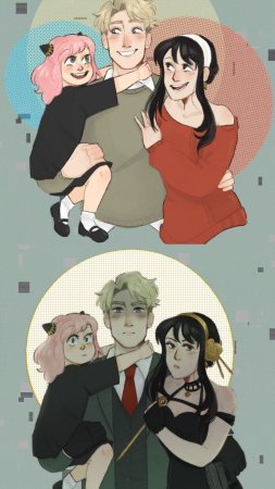 Пазл аниме folger family 70 больших элементов \ spy × family\