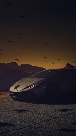 Lamborghini Huracan Evo Черный