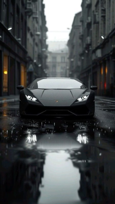 Черный Lamborghini