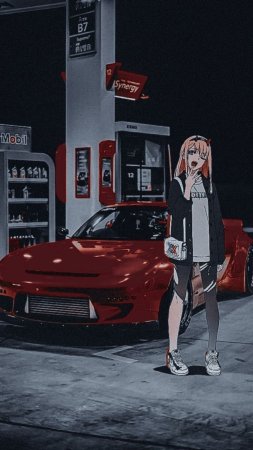 Тянка с машиной