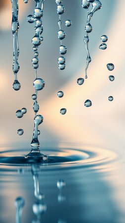 Фон с каплями воды