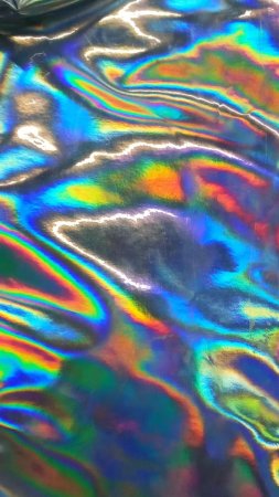 Голографическая пленка rainbow silver