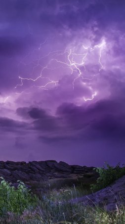 Фиолетовая молния
