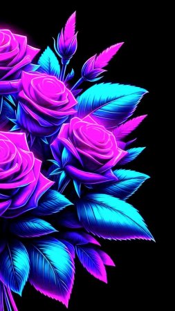 Фиолетовая роза