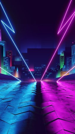 Неоновая абстракция