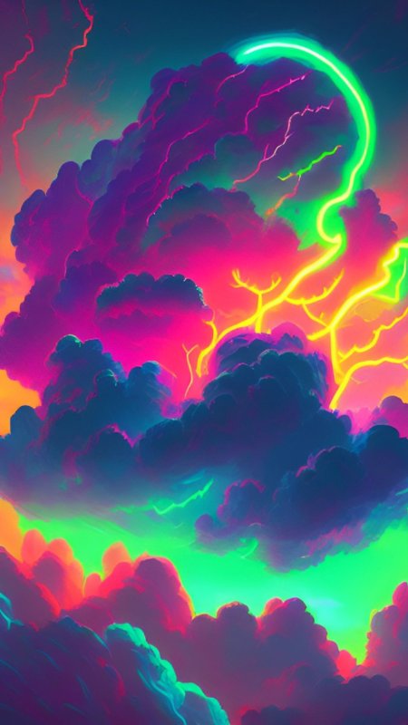Неоновые облака