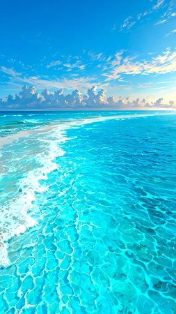 Море, небо, волны, солнце