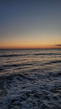 Море, закат, небо