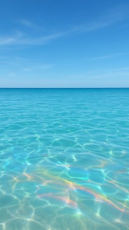 Вода, океан, синий, свет, прозрачность