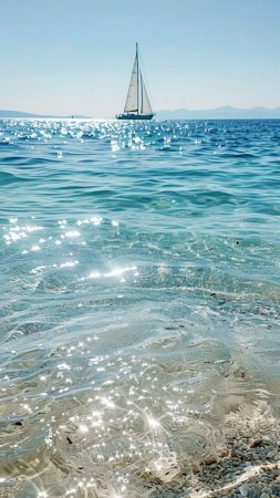 Море, яхта, солнце
