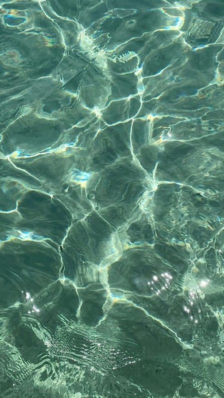Море, зеленое, свет, отражения