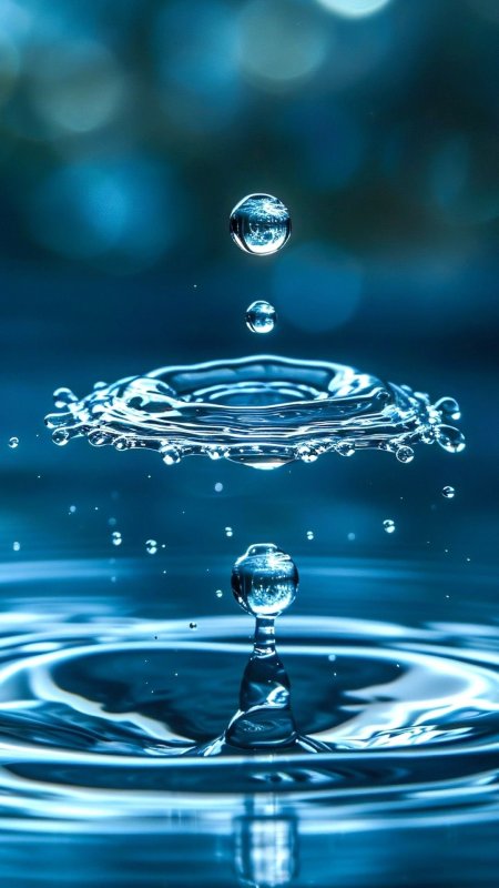 Вода, капли, резонанс