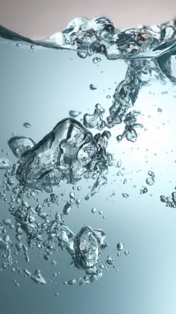 Вода, пузыри, свет