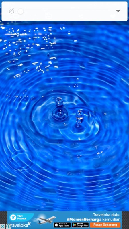 Вода, волны, круги, синий фон