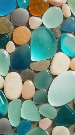 Морское стекло sea glass