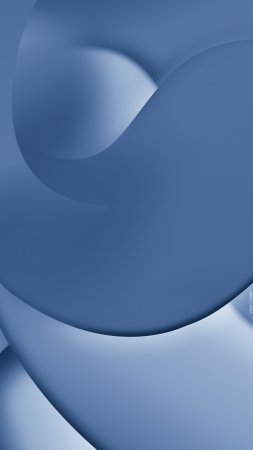 Синие минималистичные фоновые обои для iOS
