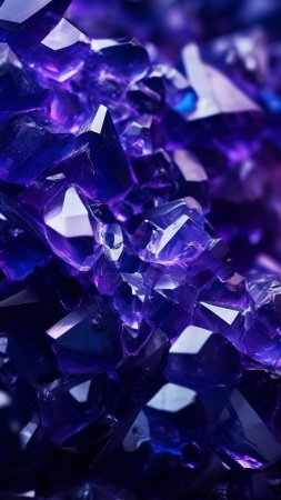 Фиолетовые драгоценные камни