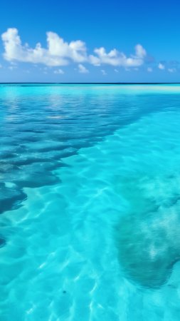 Бирюзовое море с пресной водой