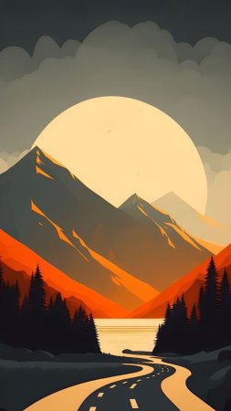 Пейзаж графический