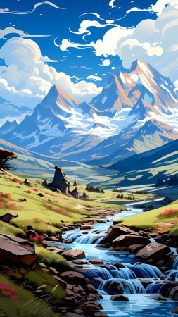Пейзажи с горами