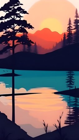 Пейзаж иллюстратор