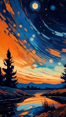 Абстрактные пейзажи