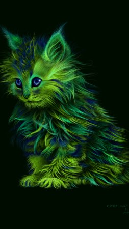 Кошка зеленая