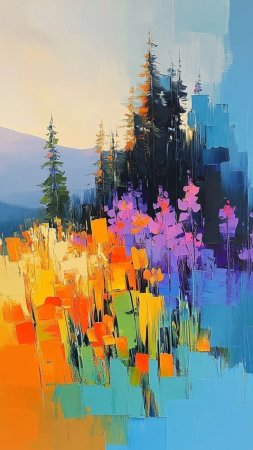 Абстрактные пейзажи