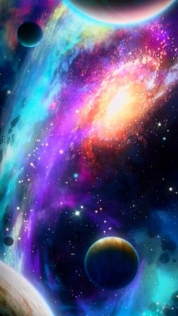 Мем космос фон красивый планеты