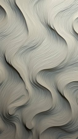 Желтовато-бежевая абстрактная текстурная графика с динамичными линиями