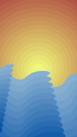 Пейзажная иллюстрация