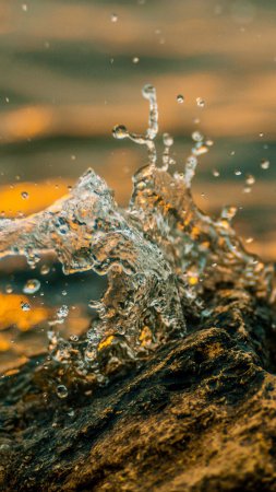 Летящие капли воды